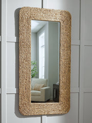 Best Furniture Outlet - Ashley Furniture - Norigan Mirror - Floor Mirror / Natural - A8010438