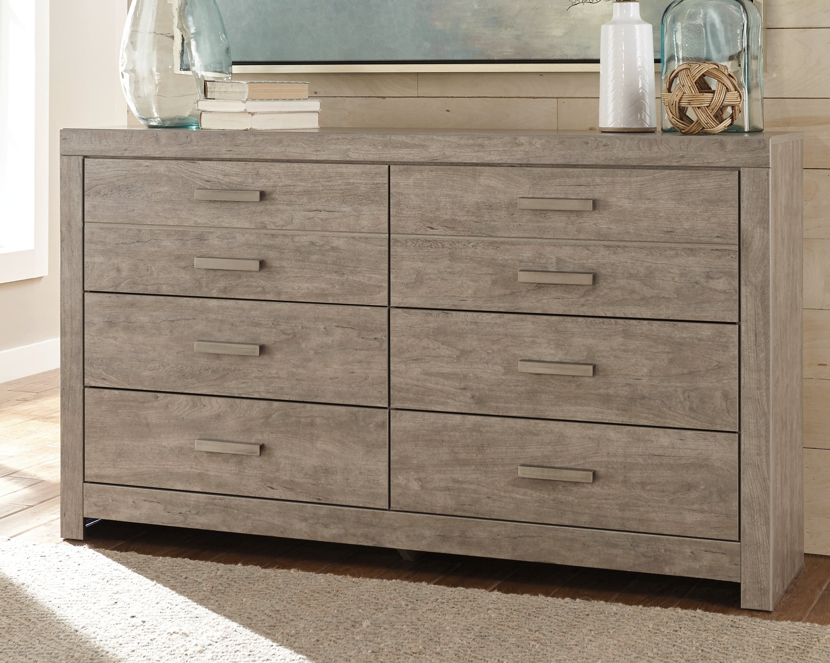 Best Furniture Outlet - Ashley Furniture - Culverbach Bedroom - Queen Panel Bed / Gray - B070B8