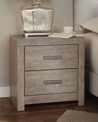 Best Furniture Outlet - Ashley Furniture - Culverbach Bedroom - Two Drawer Night Stand / Gray - B070-92