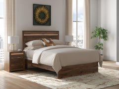 Best Furniture Outlet - Ashley Furniture - Janfyn Bedroom - Queen Panel Bed / Brown - PCB1010B2