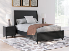 Best Furniture Outlet - Ashley Furniture - Danziar Bedroom - Full Panel Bed / Black - B1013B20