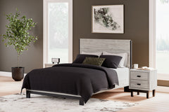 Best Furniture Outlet - Ashley Furniture - Vessalli Bedroom - Queen Panel Bed / Gray - B1036B2