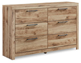 Best Furniture Outlet - Ashley Furniture - Hyanna Bedroom - Full Panel Storage Bed / Tan Brown - B1050B38