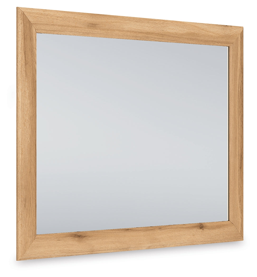 Best Furniture Outlet - Ashley Furniture - Aleaport Bedroom - Bedroom Mirror / Warm Brown - PCB1075-36