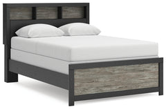 Best Furniture Outlet - Ashley Furniture - Broachmyn Bedroom - Full Bookcase Bed / Black/Gray - PCB1118B13