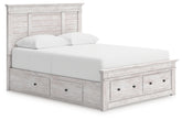 Best Furniture Outlet - Ashley Furniture - Makidern Bedroom - Queen Panel Storage Bed - PCB1171B9