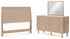 Best Furniture Outlet - Ashley Furniture - Cielden Bedroom - Queen Panel Headboard, Dresser and Mirror / Two-tone - B1199B8
