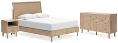 Best Furniture Outlet - Ashley Furniture - Cielden Bedroom - Queen Panel Bed, Dresser and Nightstand / Two-tone - B1199B12