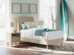 Best Furniture Outlet - Ashley Furniture - Cielden Bedroom - Twin Panel Bed / Two-tone - B1199B18