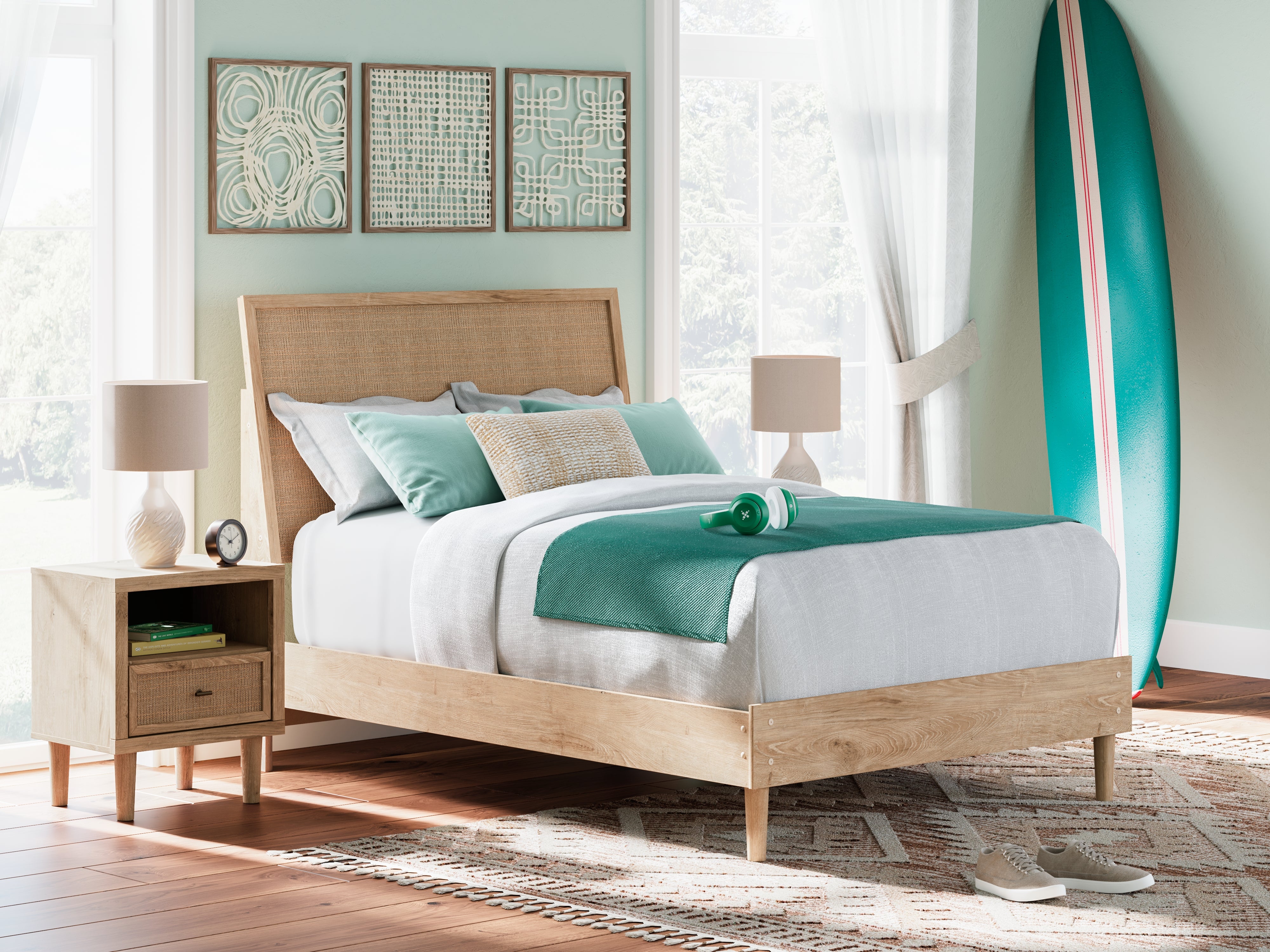 Best Furniture Outlet - Ashley Furniture - Cielden Bedroom - Full Panel Bed / Two-tone - B1199B6