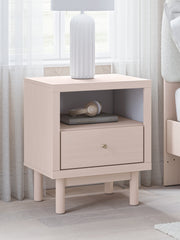 Best Furniture Outlet - Ashley Furniture - Wistenpine Bedroom - Full Upholstered Panel Bed with Storage / Blush - B1323B13