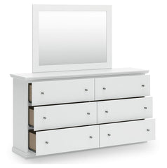 Bostwick Shoals Twin Panel Bed, Dresser, Mirror and Nightstand