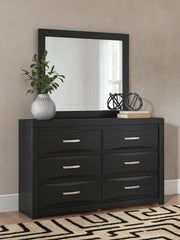 Best Furniture Outlet - Ashley Furniture - Stabotta Bedroom - Dresser and Mirror / Black - PCB1755B1