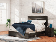 Best Furniture Outlet - Ashley Furniture - Hollivern Bedroom - King Panel Bed / Dark Gray - PCB2108B8