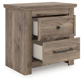 Best Furniture Outlet - Ashley Furniture - Rusticott Bedroom - Two Drawer Night Stand / Brown - PCB2260-92