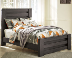 Best Furniture Outlet - Ashley Furniture - Brinxton Bedroom - Full Panel Bed / Charcoal - B249B5