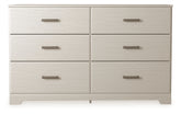 Best Furniture Outlet - Ashley Furniture - Stelsie Bedroom - Twin Panel Bed / White - B2588B12