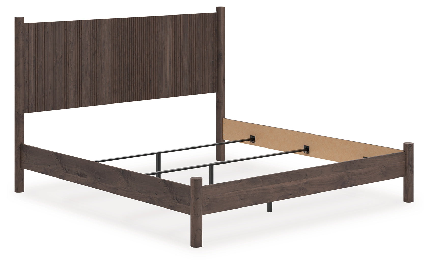Best Furniture Outlet - Ashley Furniture - Pamytta Bedroom - King Panel Bed / Brown - PCB2614B26