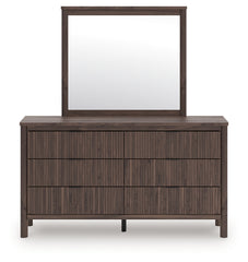 Best Furniture Outlet - Ashley Furniture - Pamytta Bedroom - Dresser and Mirror / Brown - PCB2614B1
