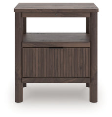 Best Furniture Outlet - Ashley Furniture - Pamytta Bedroom - One Drawer Night Stand / Brown - PCB2614-91
