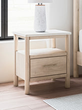 Best Furniture Outlet - Ashley Furniture - Cadmori Bedroom - One Drawer Night Stand / Black/White - B2616-91