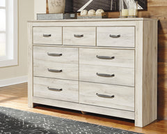 Best Furniture Outlet - Ashley Furniture - Bellaby Bedroom - Seven Drawer Dresser / Whitewash - B331-31