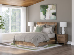 Best Furniture Outlet - Ashley Furniture - Chirason Bedroom - Queen Panel Bed with Storage / Brown - PCB3367B4