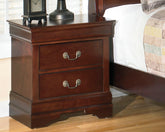 Best Furniture Outlet - Ashley Furniture - Alisdair Bedroom - King Sleigh Bed / Reddish Brown - B376B8