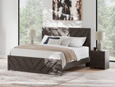 Best Furniture Outlet - Ashley Furniture - Prendonea Bedroom - Twin Panel Bed / Charcoal - B3789B2
