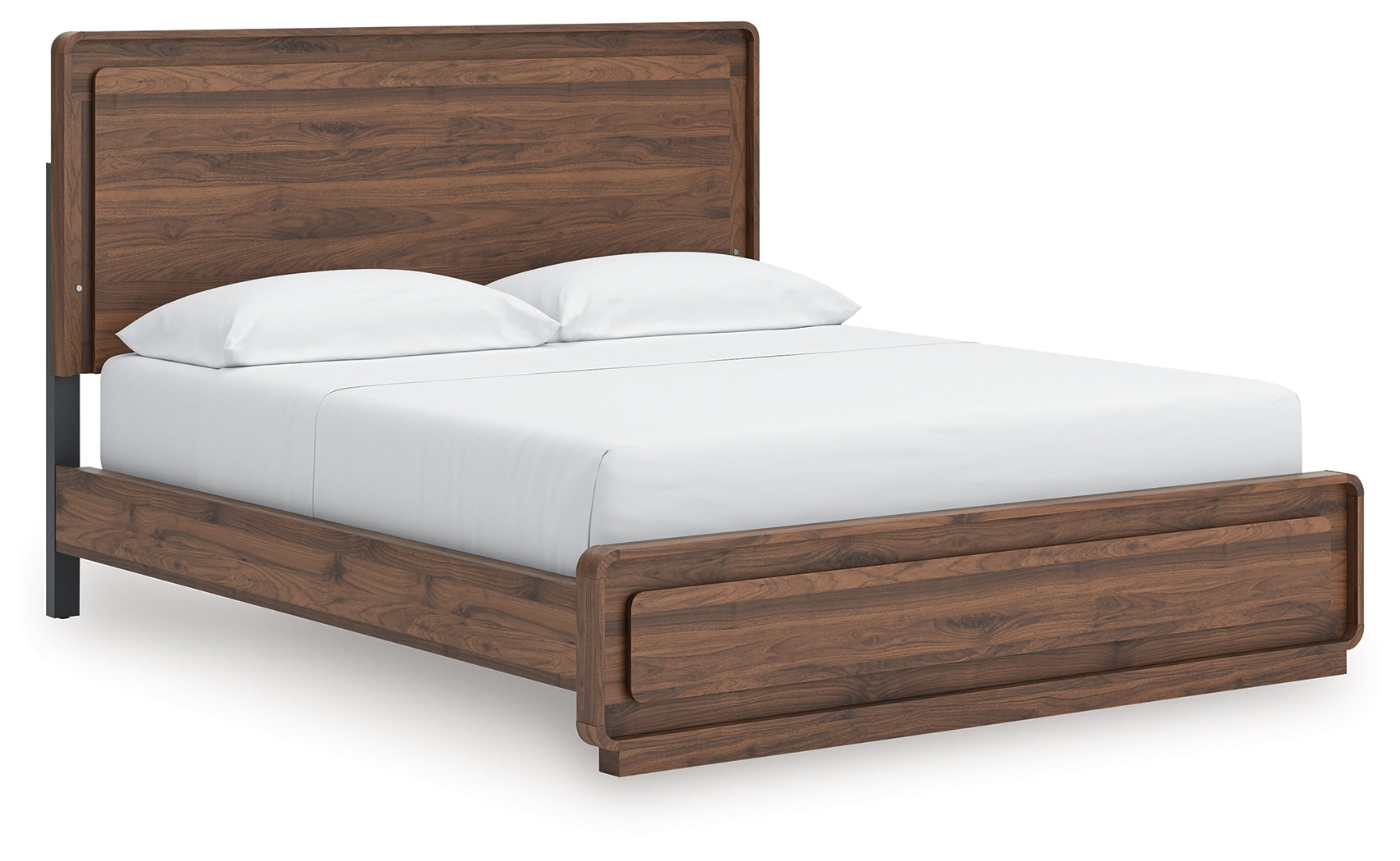 Best Furniture Outlet - Ashley Furniture - Fortlorn Bedroom - California King Panel Bed / Walnut Brown - PCB386B5