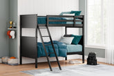 Best Furniture Outlet - Ashley Furniture - Nextonfort Bedroom - Twin over Twin Bunk Bed / Blue - B396B2