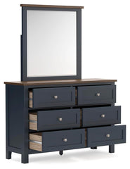 Landocken Queen Panel Bed, Dresser, Mirror and Nightstand