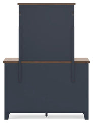 Landocken Queen Panel Bed, Dresser, Mirror and Nightstand