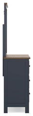 Landocken Queen Panel Bed, Dresser, Mirror and Nightstand