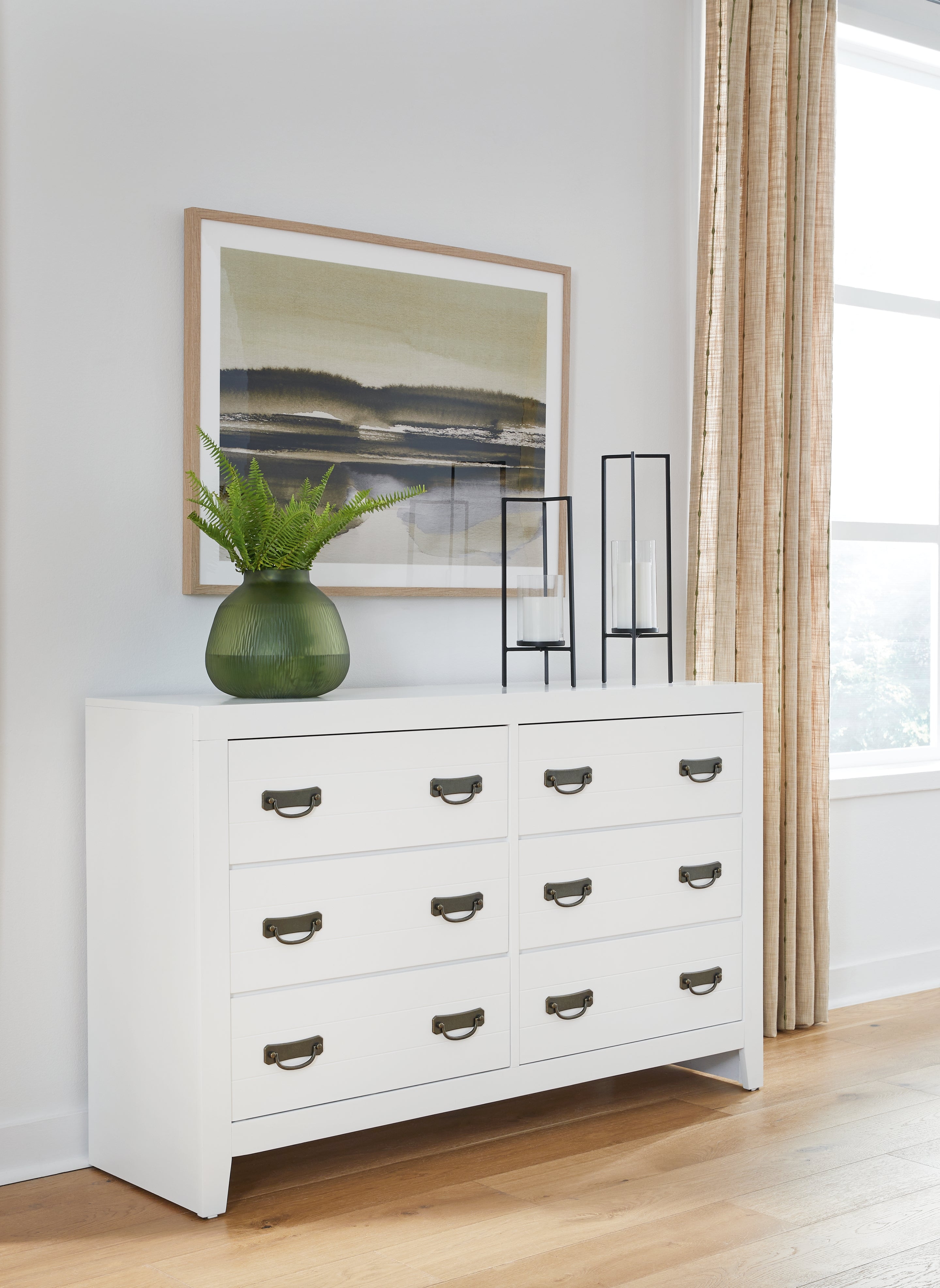 Best Furniture Outlet - Ashley Furniture - Binterglen Bedroom - Dresser / White - B427-31