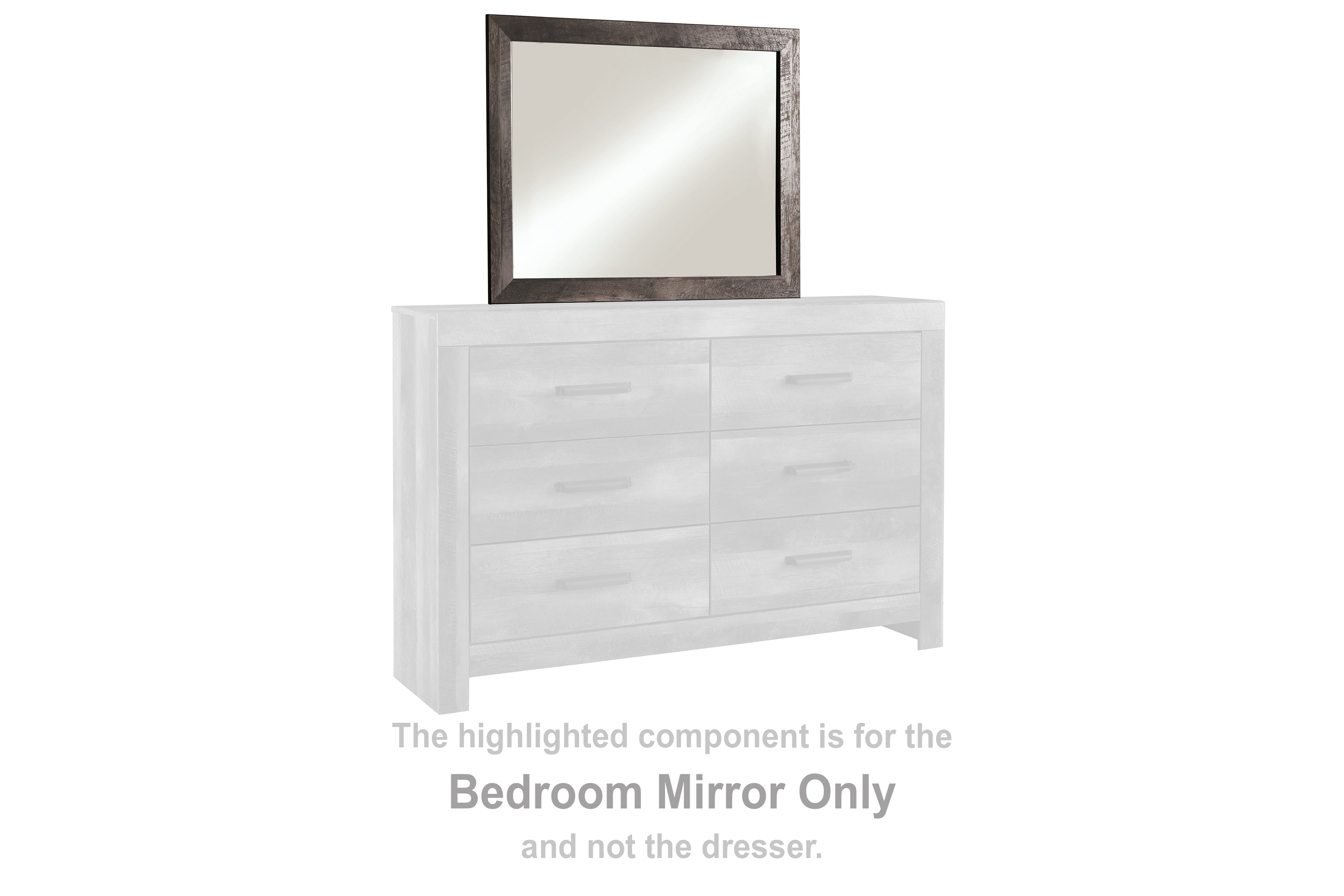 Best Furniture Outlet - Ashley Furniture - Wynnlow Bedroom - Bedroom Mirror / Gray - B440-36