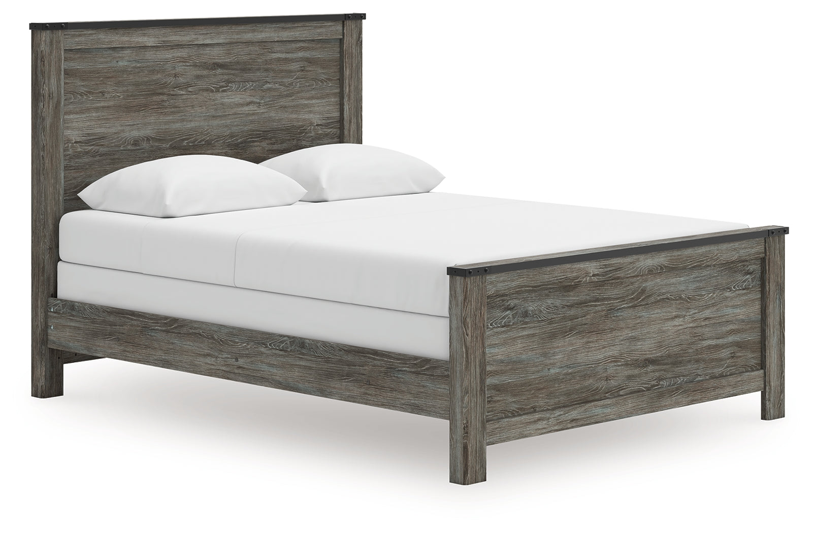 Best Furniture Outlet - Ashley Furniture - Frandern Bedroom - Queen Panel Bed / Black/Gray - B4480B21