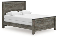 Best Furniture Outlet - Ashley Furniture - Frandern Bedroom - Queen Panel Bed / Black/Gray - B4480B21