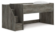 Best Furniture Outlet - Ashley Furniture - Frandern Bedroom - Twin Loft Bed / Gray - B4480B12