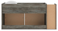 Frandern Twin Loft Bed with Bookcase Storage