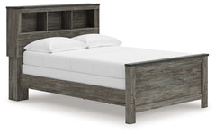 Best Furniture Outlet - Ashley Furniture - Frandern Bedroom - Full Bookcase Panel Bed / Gray - B4480B3
