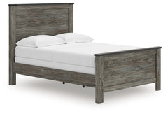 Best Furniture Outlet - Ashley Furniture - Frandern Bedroom - Full Panel Bed / Black/Gray - B4480B19