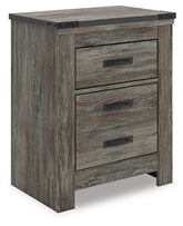 Best Furniture Outlet - Ashley Furniture - Frandern Bedroom - Full Panel Bed / Black/Gray - B4480B19