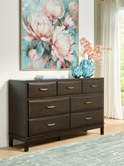 Best Furniture Outlet - Ashley Furniture - Vanmore Bedroom - Dresser / Dark Brown - B479-31
