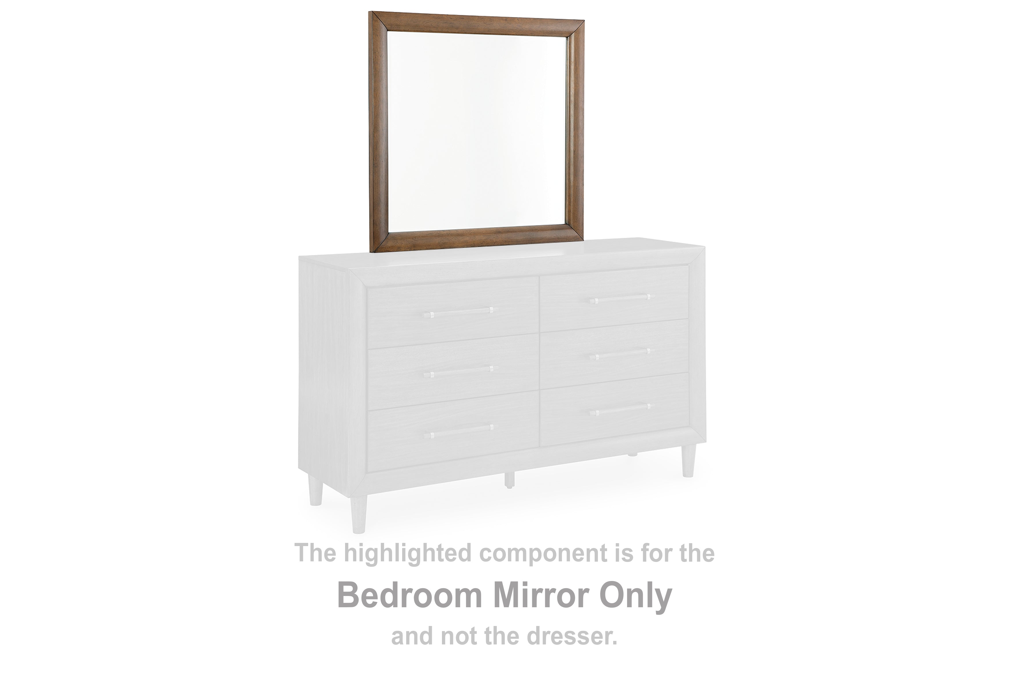 Best Furniture Outlet - Ashley Furniture - Lyncott Bedroom - Bedroom Mirror / Brown - B615-36