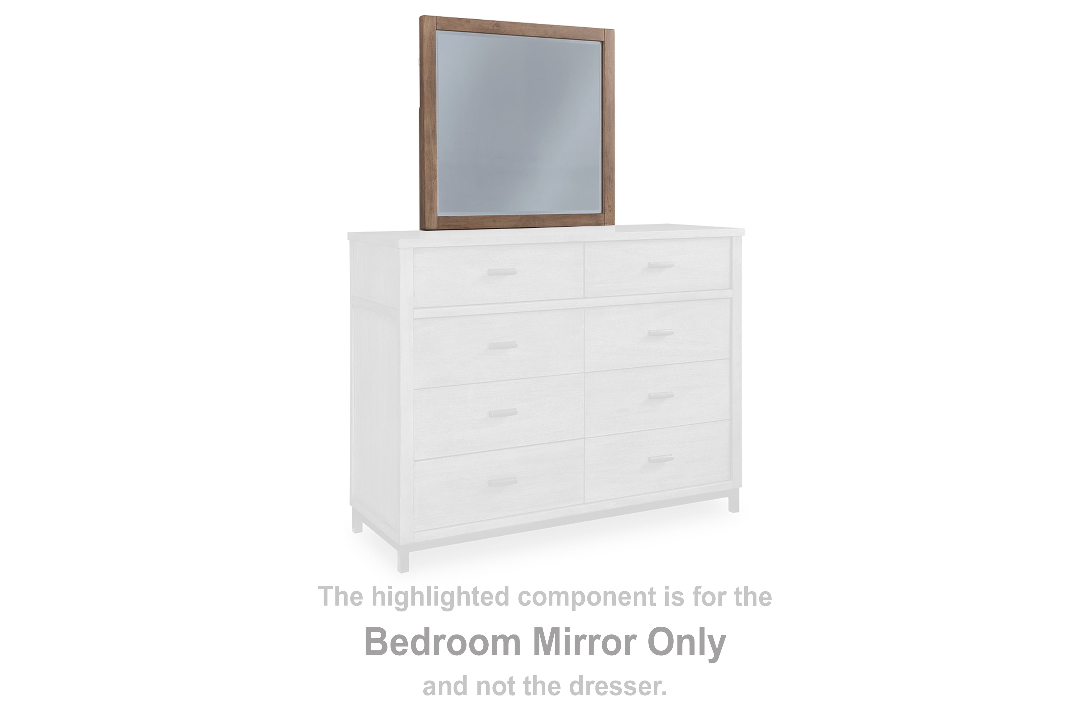 Best Furniture Outlet - Ashley Furniture - Tomtyn Bedroom - Bedroom Mirror / Light Brown - B622-36