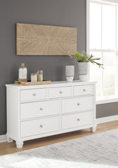 Best Furniture Outlet - Ashley Furniture - Fortman Bedroom - Dresser / White - B680-31