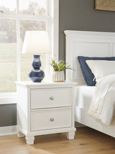Best Furniture Outlet - Ashley Furniture - Fortman Bedroom - California King Panel Storage Bed / White - B680B23