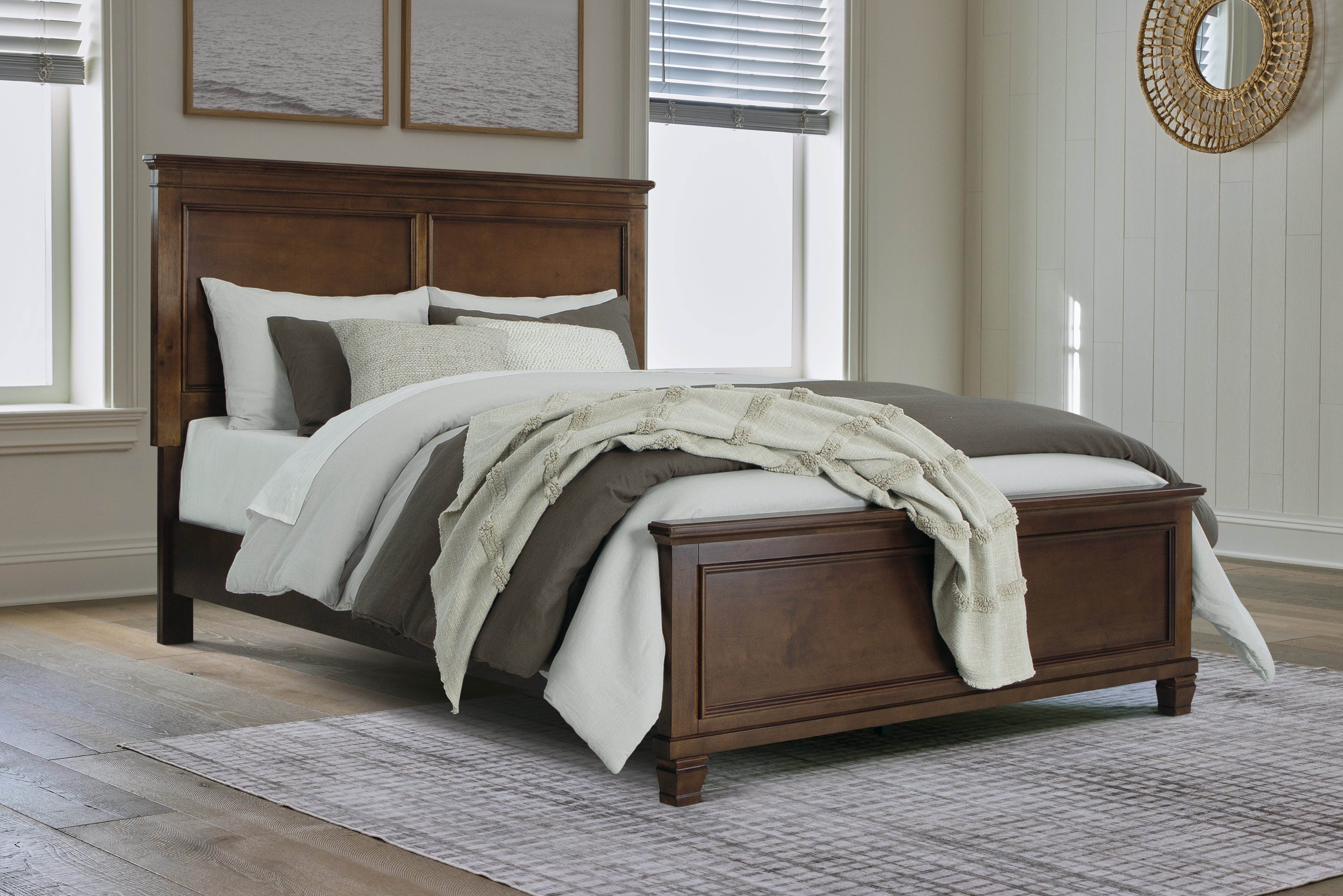 Best Furniture Outlet - Ashley Furniture - Danabrin Bedroom - Queen Panel Bed / Brown - B685B2