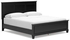 Best Furniture Outlet - Ashley Furniture - Lanolee Bedroom - California King Panel Bed / Black - B687B9